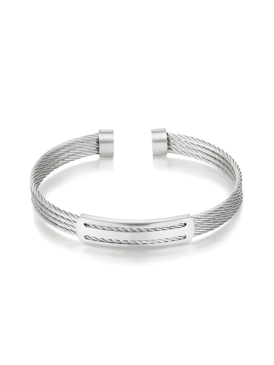 Acier Black Bracelet (Silver)