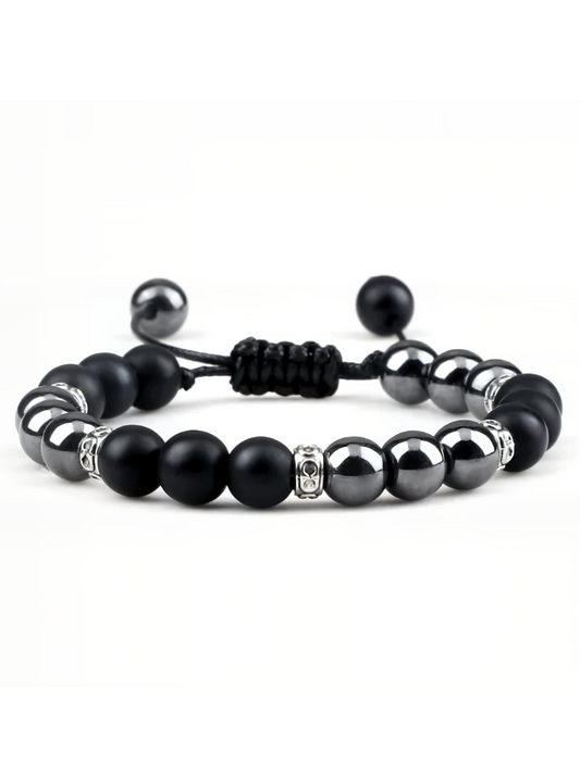 Crystal Lava Bracelet (Black)