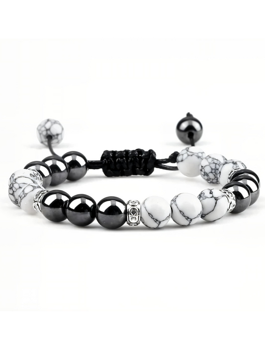 Crystal Lava Bracelet (White)