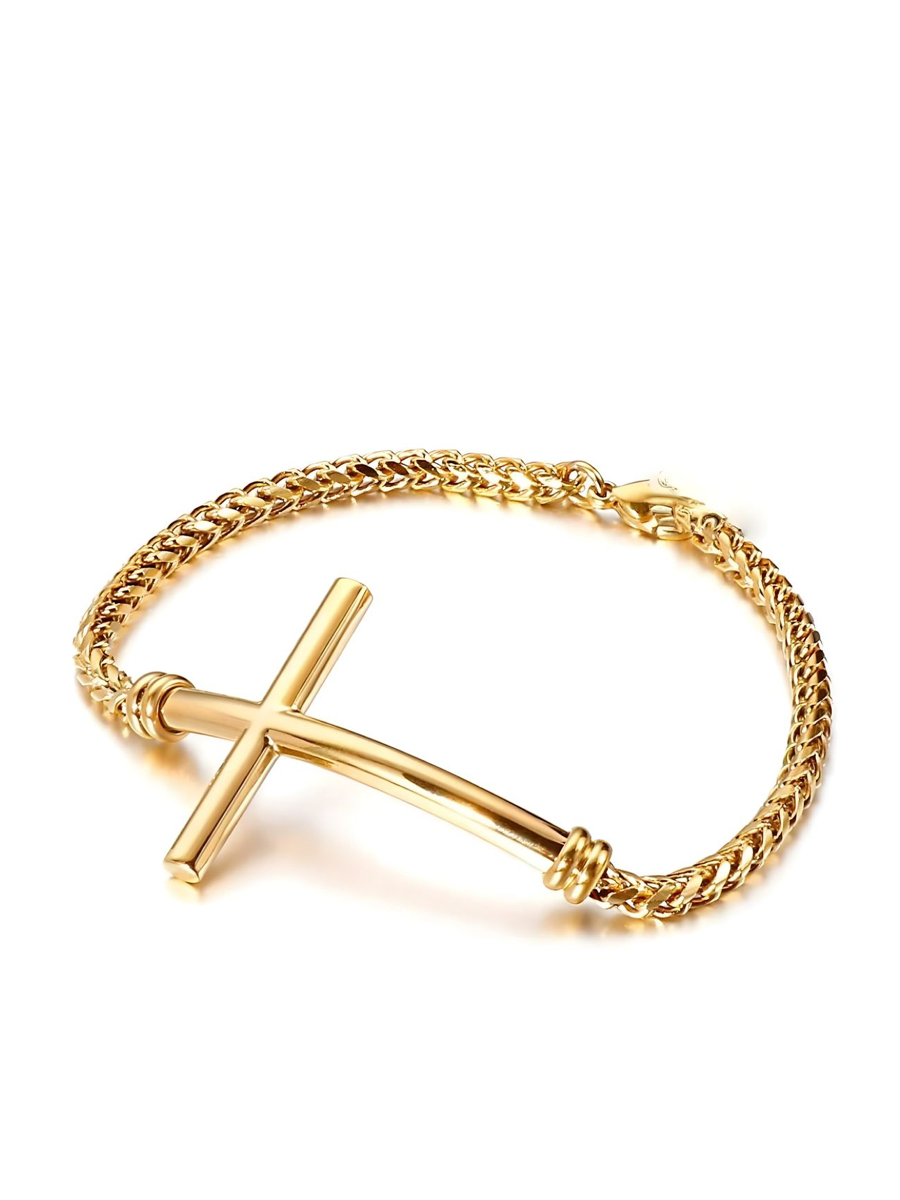 Cuban Cross Bracelet