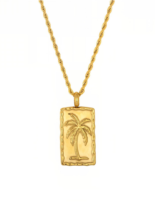 Palm Pendant Necklace