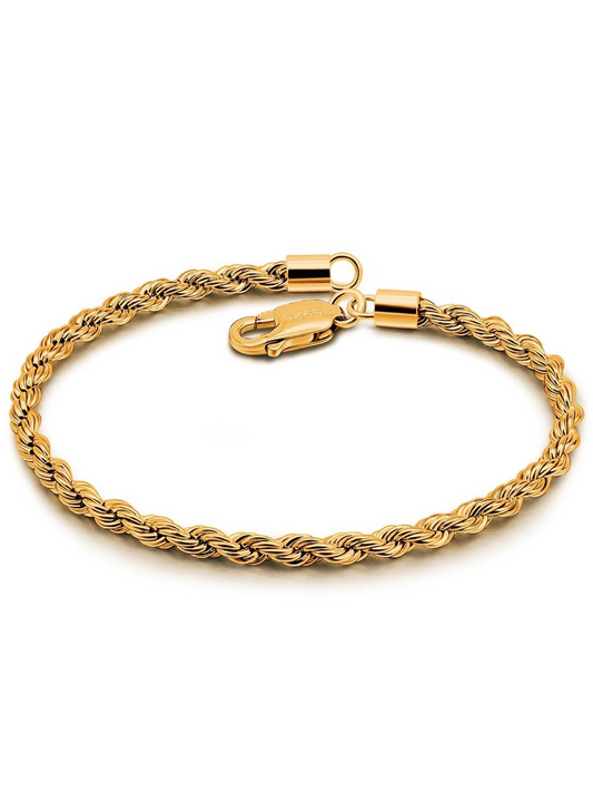 6mm Rope Bracelet (Gold)